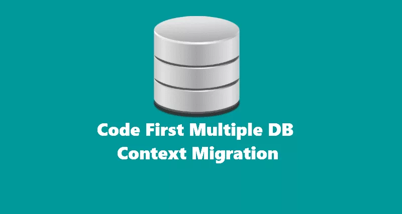 Code first multiple db context migration.