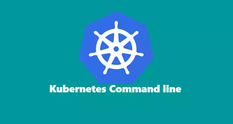 The logo for kubernetes command line.