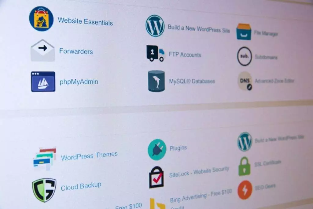 A computer screen showing a variety of wordpress plugins.