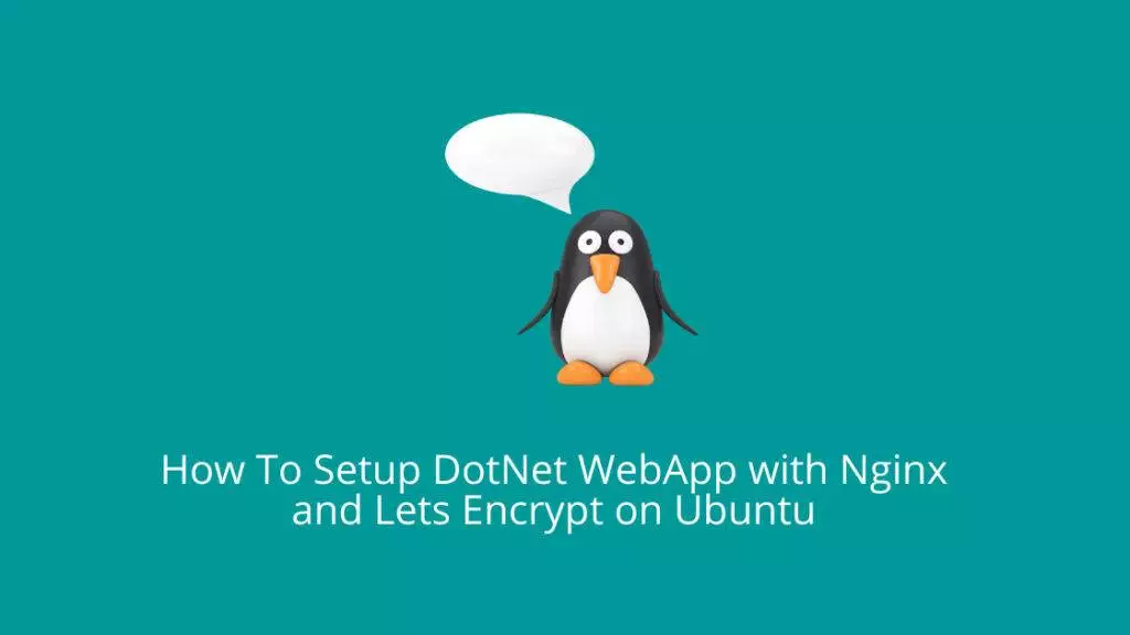 Running dotnet 7 webapp on ubuntu linux server with nginx and lets encrypt