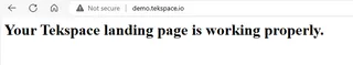 nginx website index.html page