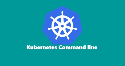 The logo for kubernetes command line.