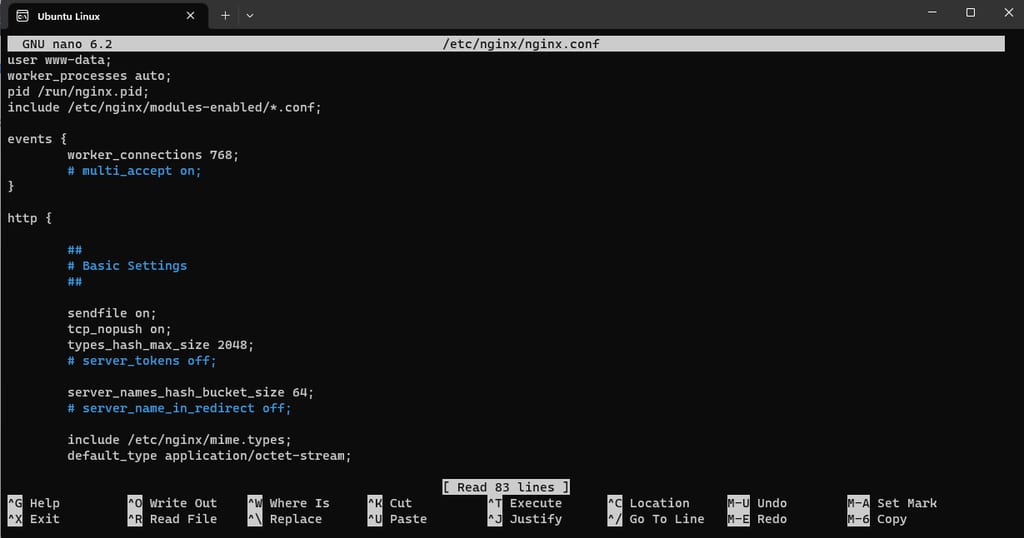server_names_hash_bucket_size uncommented