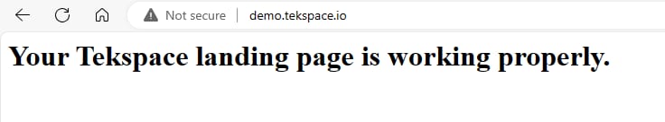 nginx website index.html page